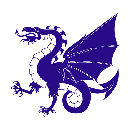 Fine Carving Decals Chinese Dragon Fantasy Myth Kids Multiple Size Options