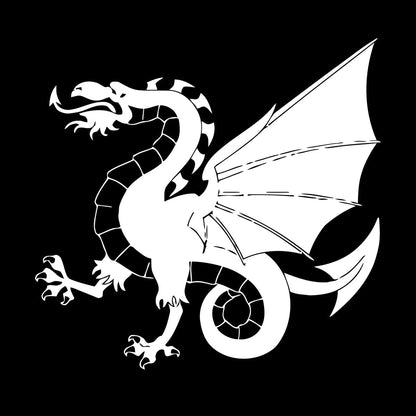 Fine Carving Decals Chinese Dragon Fantasy Myth Kids Multiple Size Options