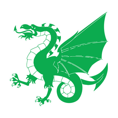 Fine Carving Decals Chinese Dragon Fantasy Myth Kids Multiple Size Options