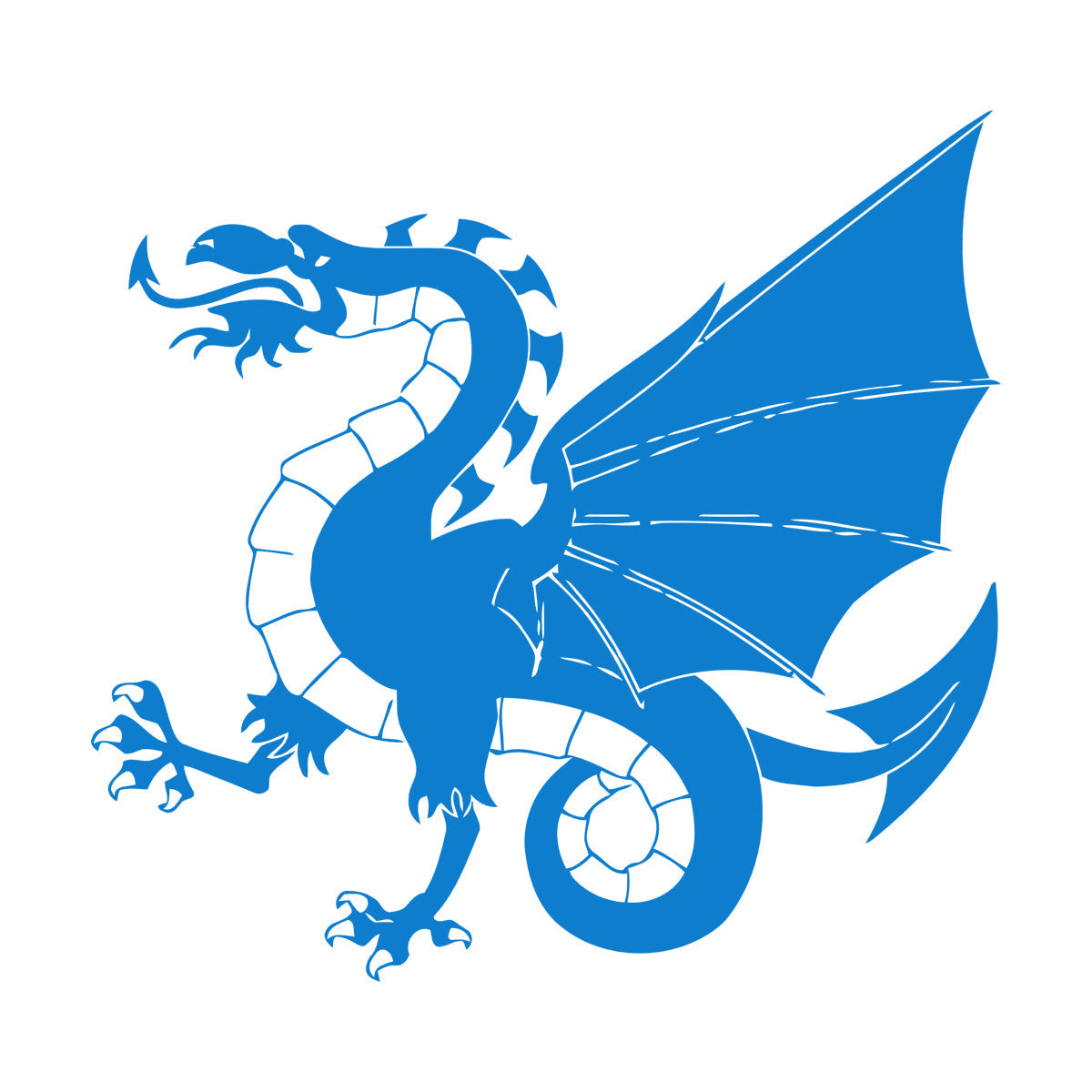 Fine Carving Decals Chinese Dragon Fantasy Myth Kids Multiple Size Options