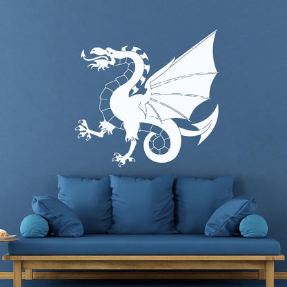 Fine Carving Decals Chinese Dragon Fantasy Myth Kids Multiple Size Options