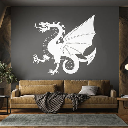 Fine Carving Decals Chinese Dragon Fantasy Myth Kids Multiple Size Options