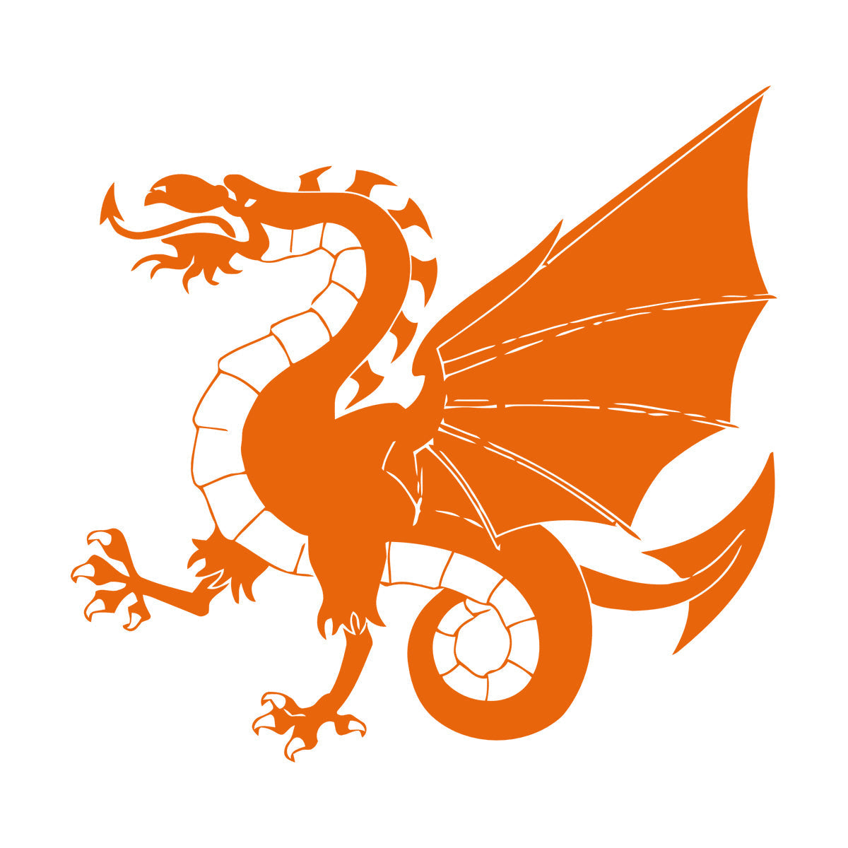 Fine Carving Decals Chinese Dragon Fantasy Myth Kids Multiple Size Options