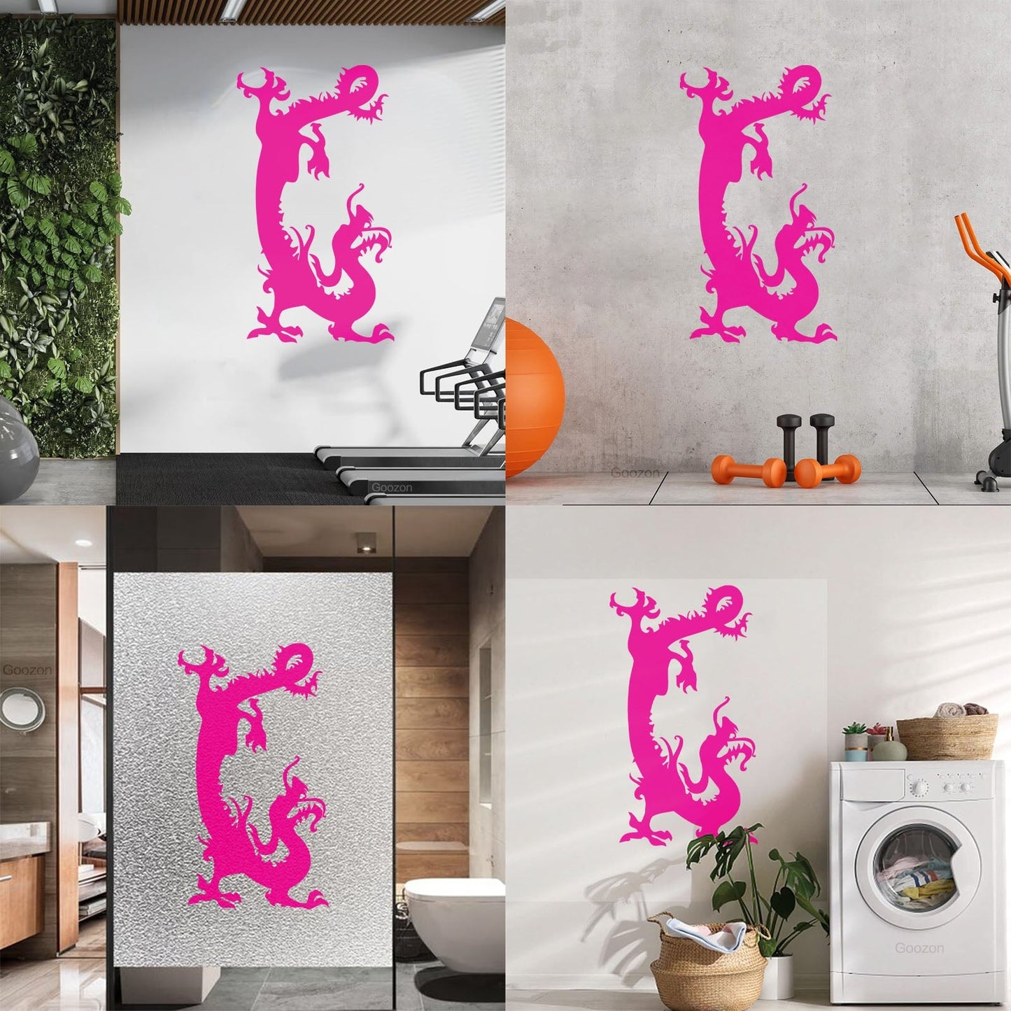 Vinyl Art Sticker Chinese Dragon Fantasy Myth Waterproof