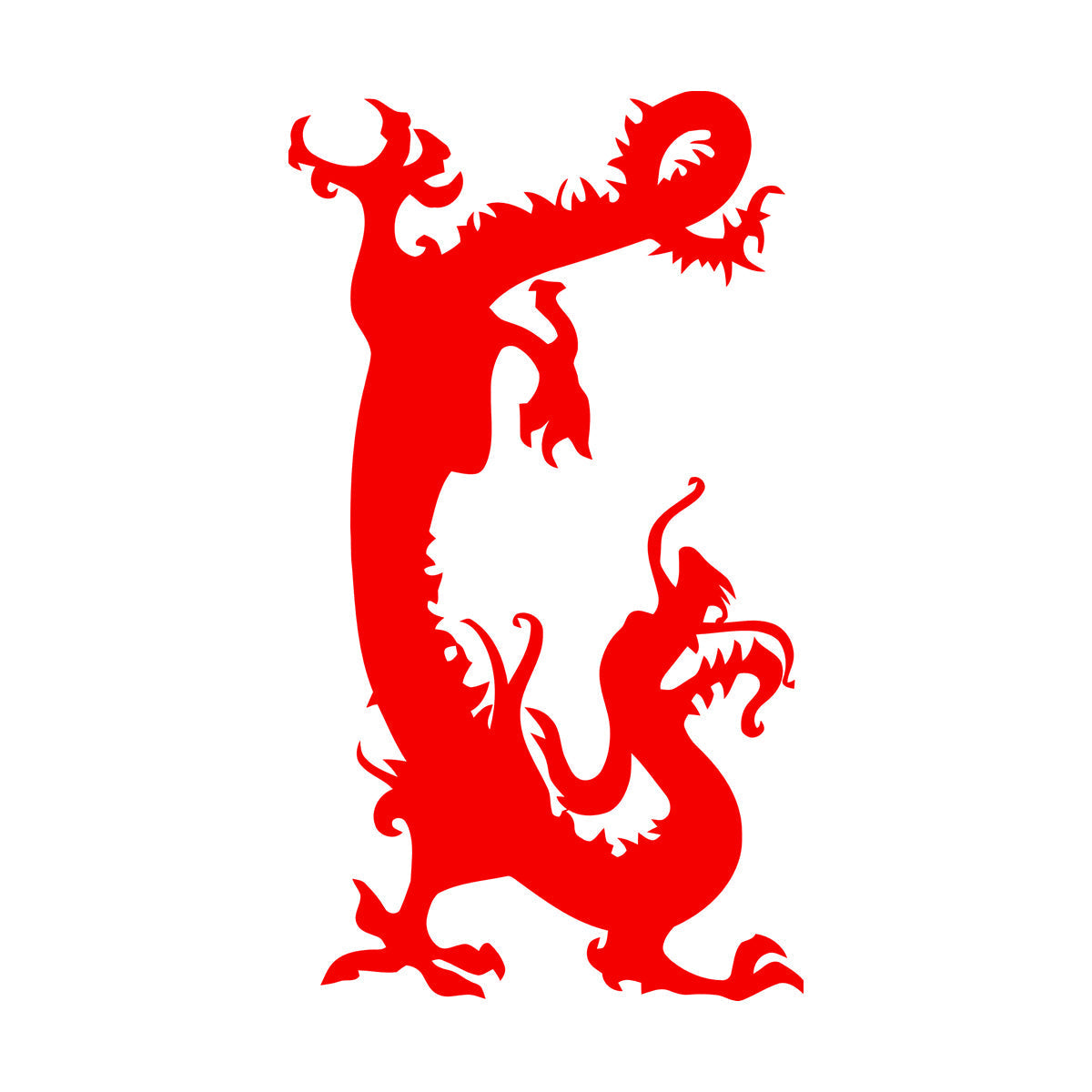 Vinyl Art Sticker Chinese Dragon Fantasy Myth Waterproof