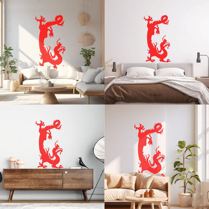 Vinyl Art Sticker Chinese Dragon Fantasy Myth Waterproof