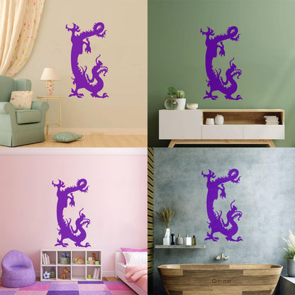 Vinyl Art Sticker Chinese Dragon Fantasy Myth Waterproof