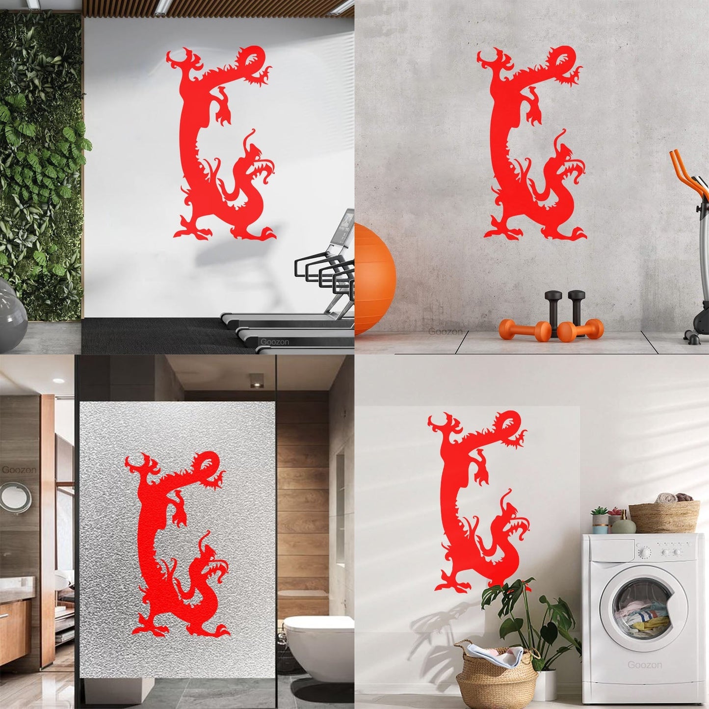 Vinyl Art Sticker Chinese Dragon Fantasy Myth Waterproof