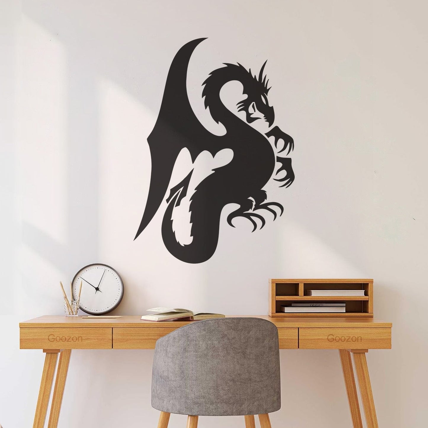 Engraving Stickers Dragon Fantasy Myth Kids It Won'T Fall Off