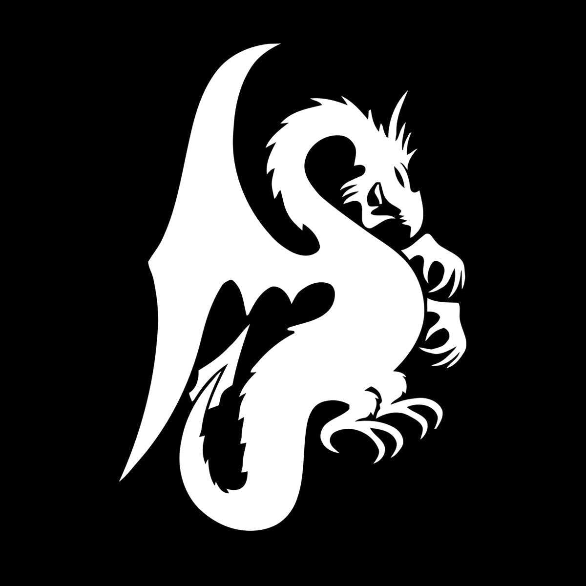 Engraving Stickers Dragon Fantasy Myth Kids It Won'T Fall Off