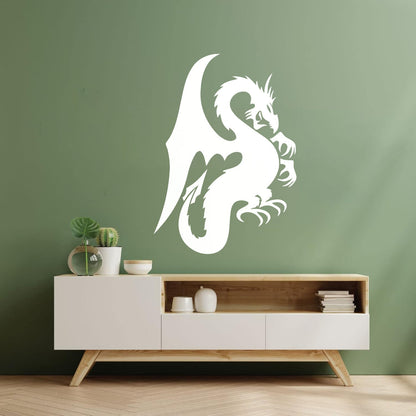 Engraving Stickers Dragon Fantasy Myth Kids It Won'T Fall Off