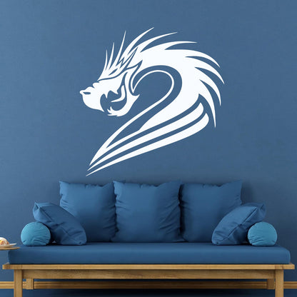 Lettering Stickers Fantasy Mythical Chinese Dragon Art Decoration