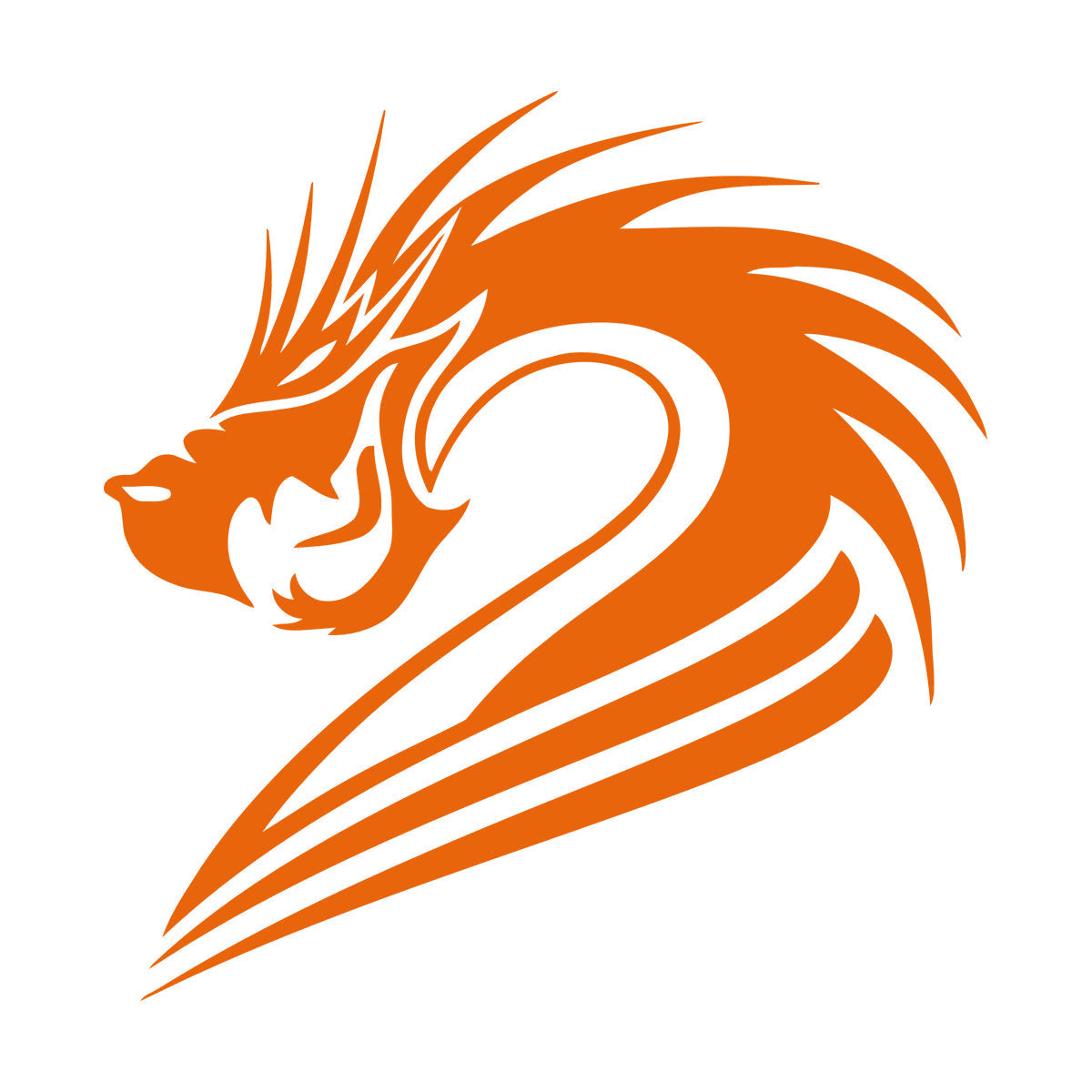 Lettering Stickers Fantasy Mythical Chinese Dragon Art Decoration