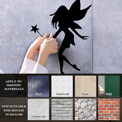 Wall Decals Paster Paper Fairy Nursery Girl Magic Fantasy Wand Wall Beautification