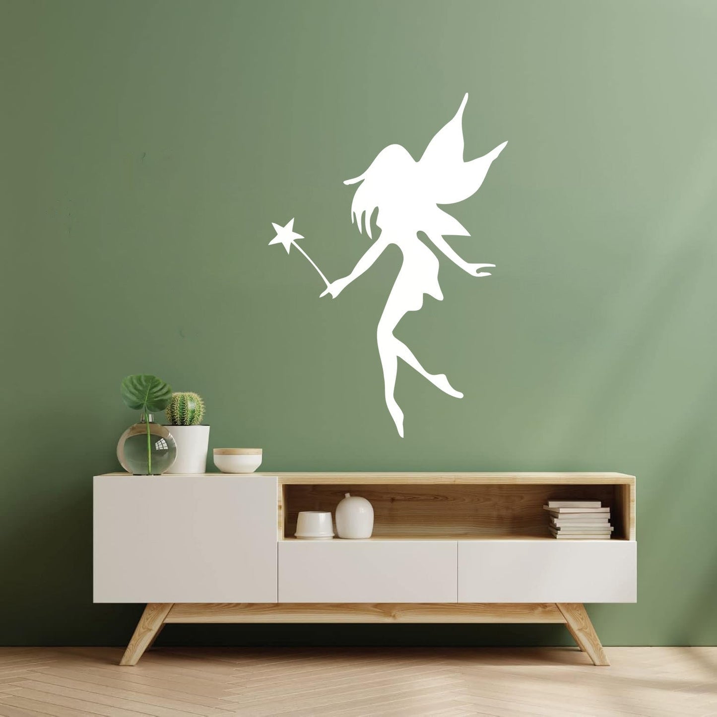 Wall Decals Paster Paper Fairy Nursery Girl Magic Fantasy Wand Wall Beautification