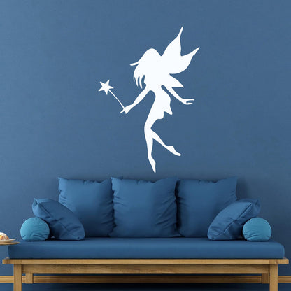 Wall Decals Paster Paper Fairy Nursery Girl Magic Fantasy Wand Wall Beautification