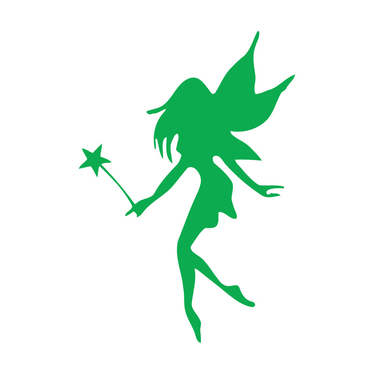 Wall Decals Paster Paper Fairy Nursery Girl Magic Fantasy Wand Wall Beautification