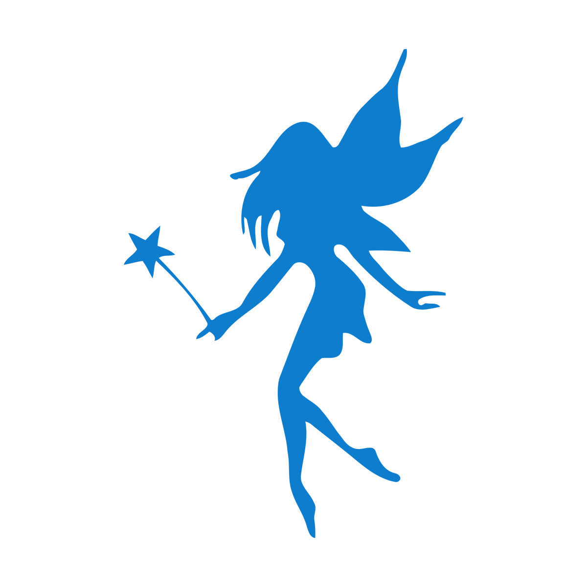 Wall Decals Paster Paper Fairy Nursery Girl Magic Fantasy Wand Wall Beautification