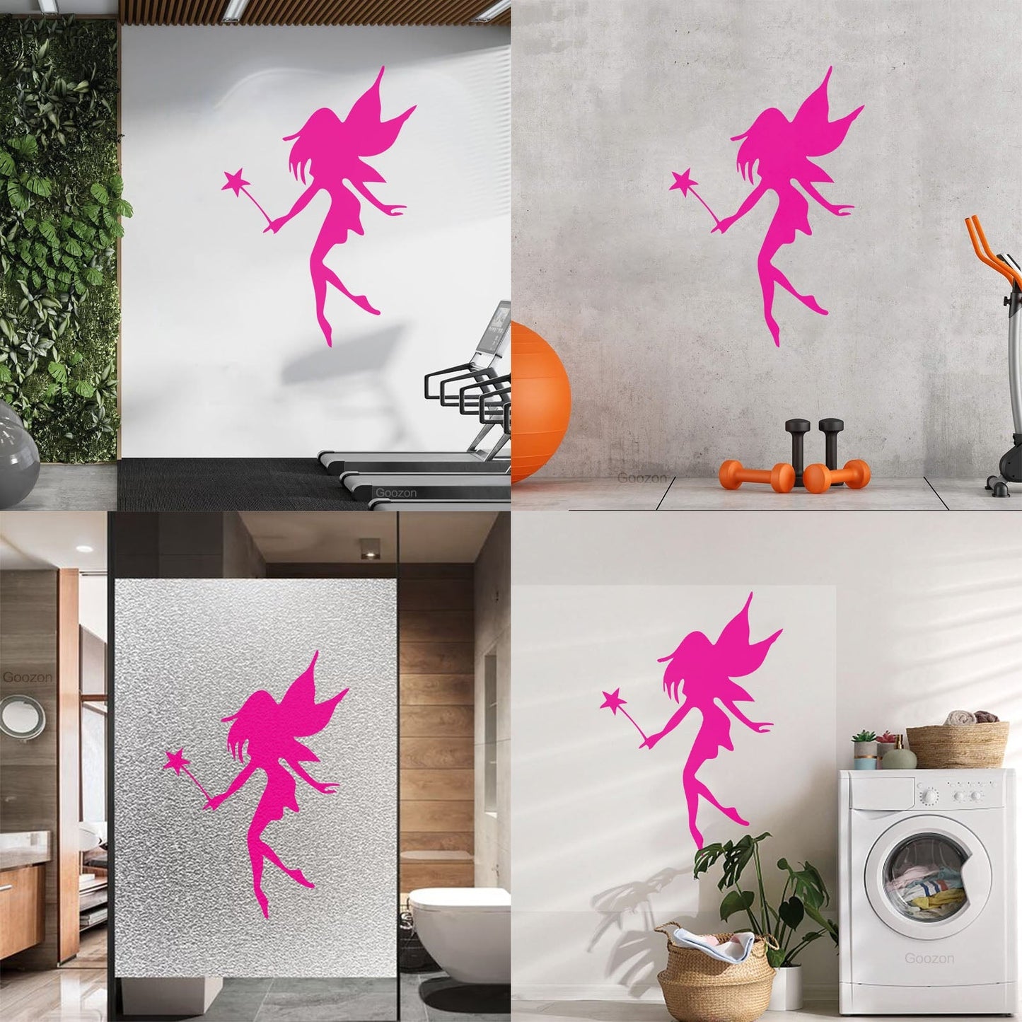 Wall Decals Paster Paper Fairy Nursery Girl Magic Fantasy Wand Wall Beautification