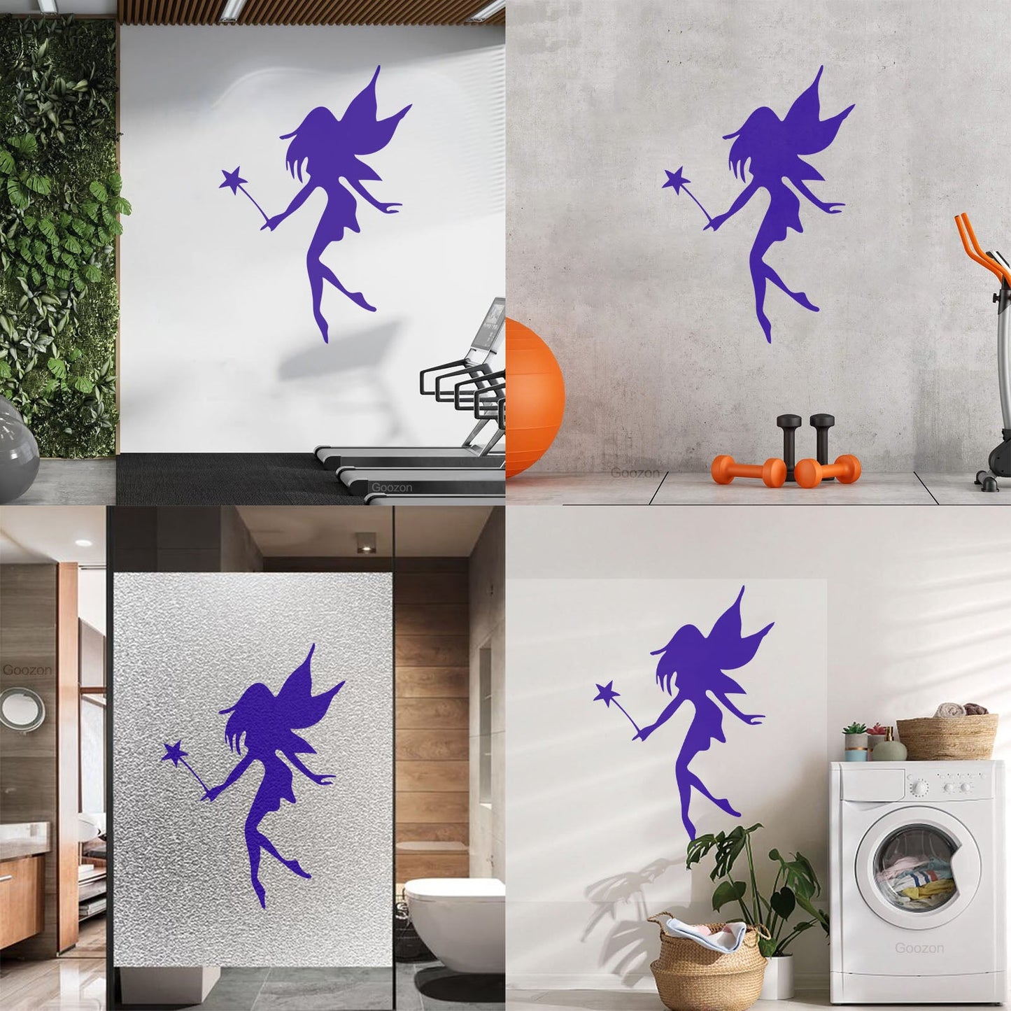 Wall Decals Paster Paper Fairy Nursery Girl Magic Fantasy Wand Wall Beautification