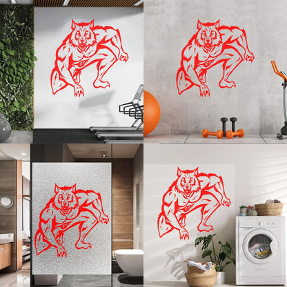 Vinyl Wall Decals Werewolf Wolf Fantasy Nursery Kids Glass Stickers