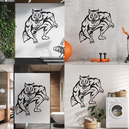 Vinyl Wall Decals Werewolf Wolf Fantasy Nursery Kids Glass Stickers