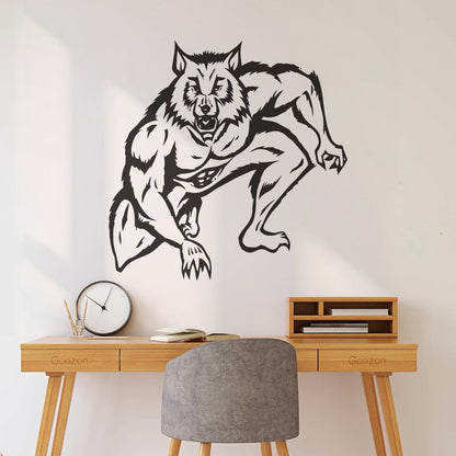 Vinyl Wall Decals Werewolf Wolf Fantasy Nursery Kids Glass Stickers