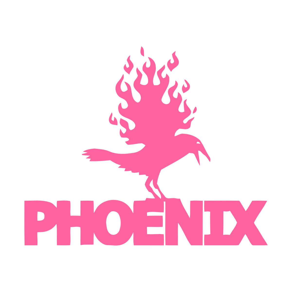 Wall Stickers Paster Paper Phoenix Fire Bird Mythical Fantasy Removable Without Leaving Glue