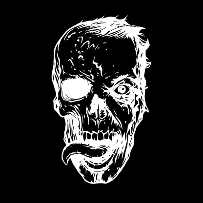 Wall Vinyl Sticker Decor Zombie Head Monster Skull Death Fantasy Self Adhesive