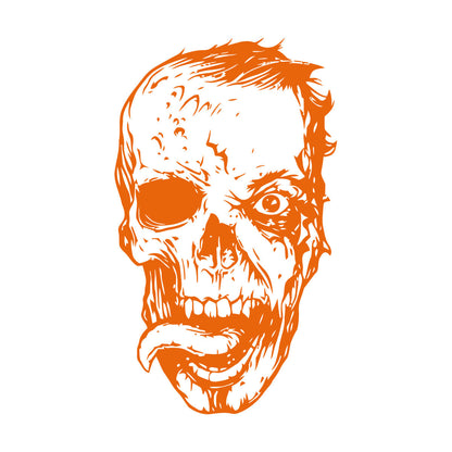 Wall Vinyl Sticker Decor Zombie Head Monster Skull Death Fantasy Self Adhesive