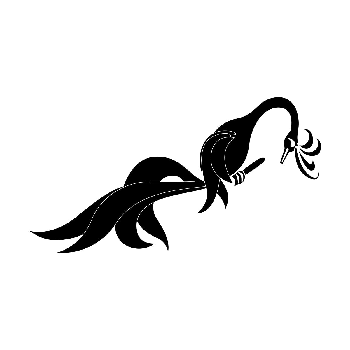 Amazing Fantasy Phoenix Noble Bird On Branch Wall Stickers Multi Color Selection