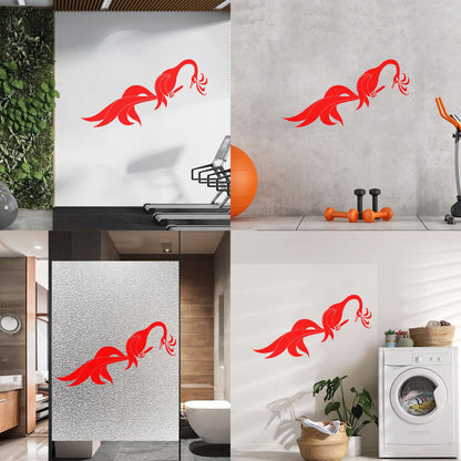 Amazing Fantasy Phoenix Noble Bird On Branch Wall Stickers Multi Color Selection