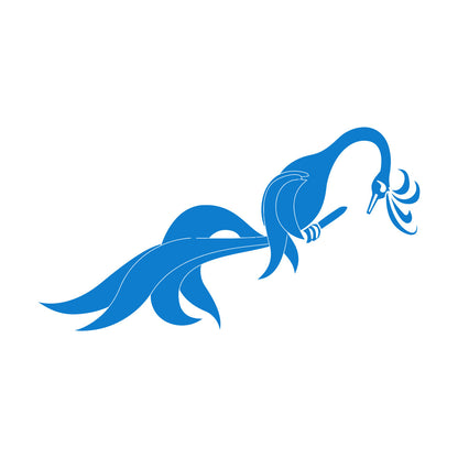 Amazing Fantasy Phoenix Noble Bird On Branch Wall Stickers Multi Color Selection