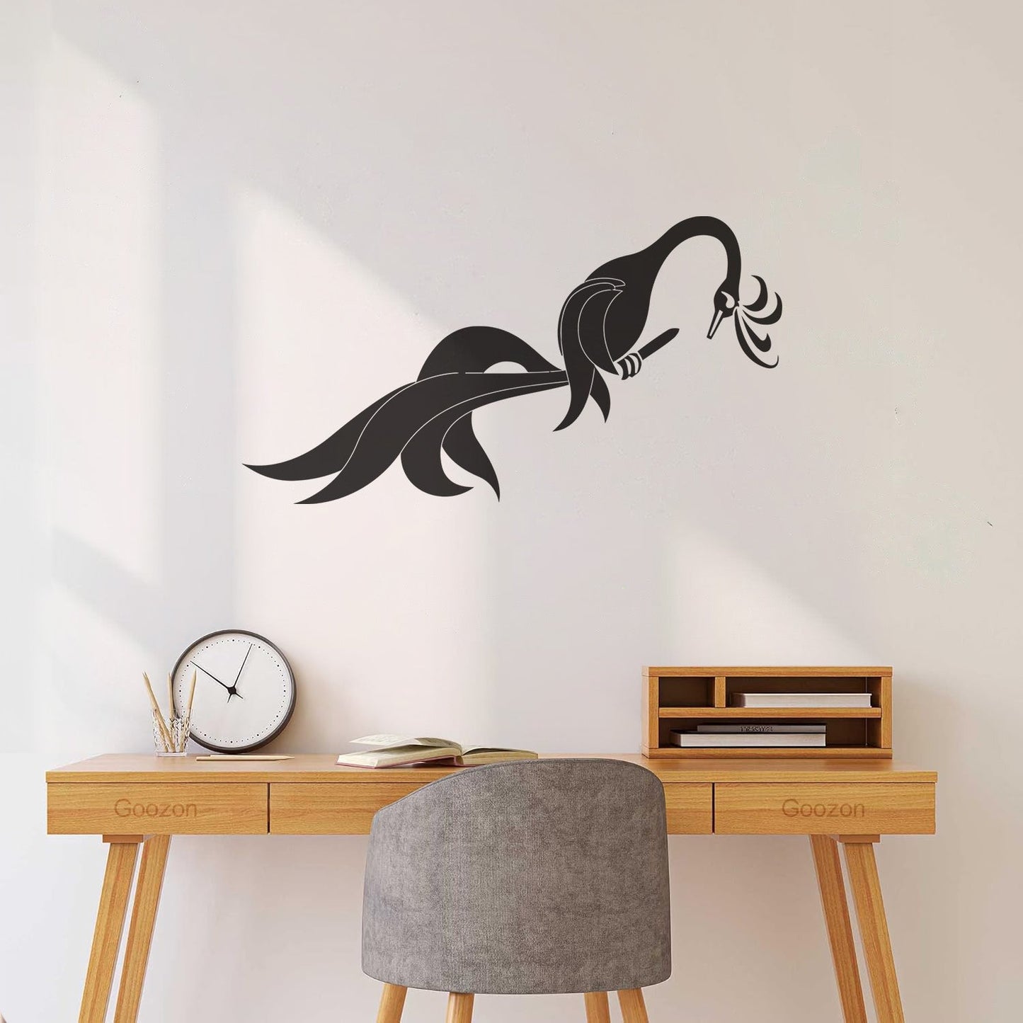 Amazing Fantasy Phoenix Noble Bird On Branch Wall Stickers Multi Color Selection