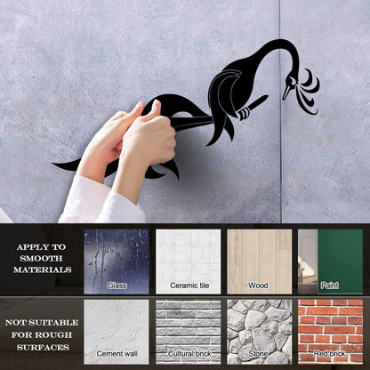 Amazing Fantasy Phoenix Noble Bird On Branch Wall Stickers Multi Color Selection