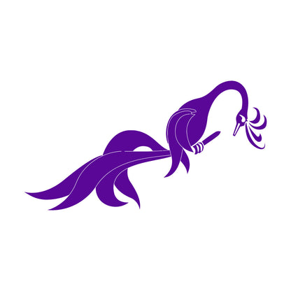 Amazing Fantasy Phoenix Noble Bird On Branch Wall Stickers Multi Color Selection