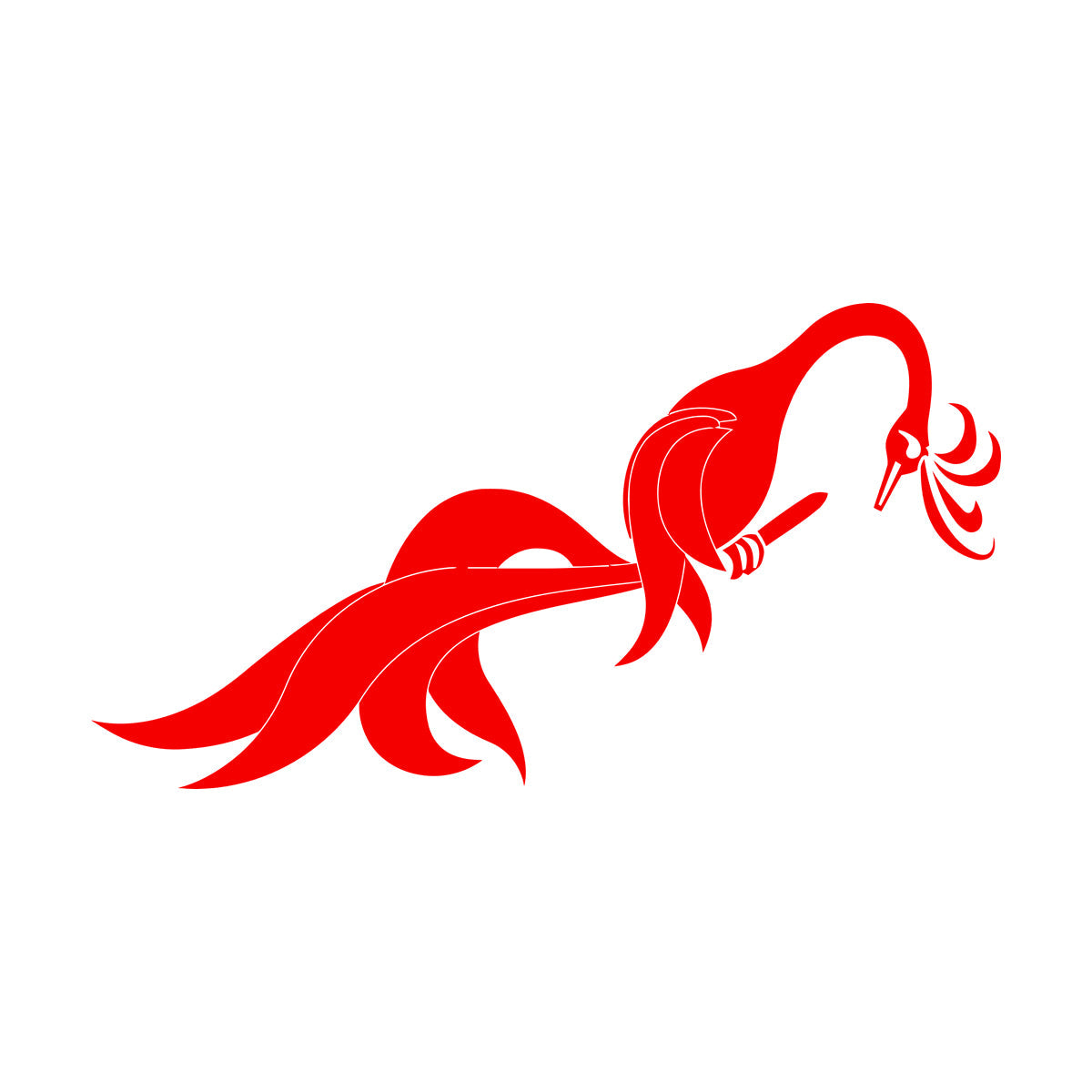 Amazing Fantasy Phoenix Noble Bird On Branch Wall Stickers Multi Color Selection