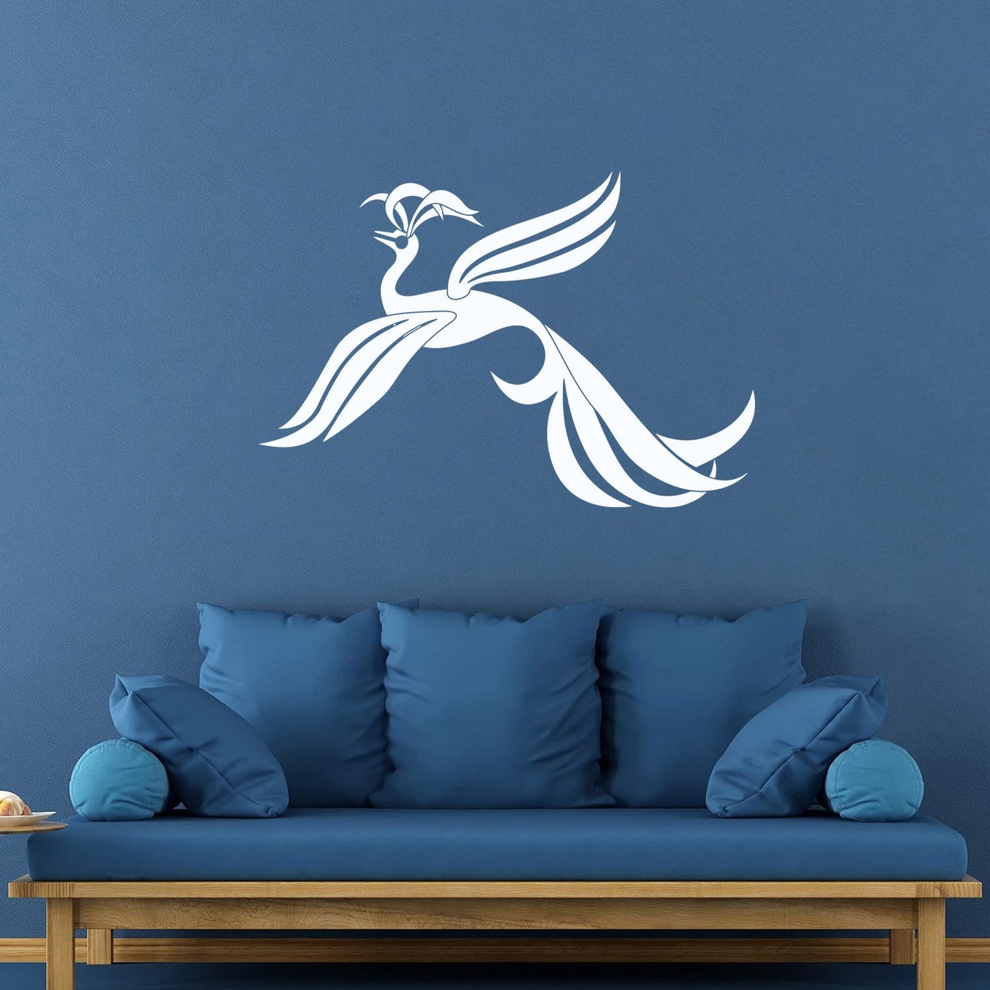 Fine Carving Decals Amazing Fantasy Phoenix Noble Bird On Branch Equipped With Transfer Film Kit