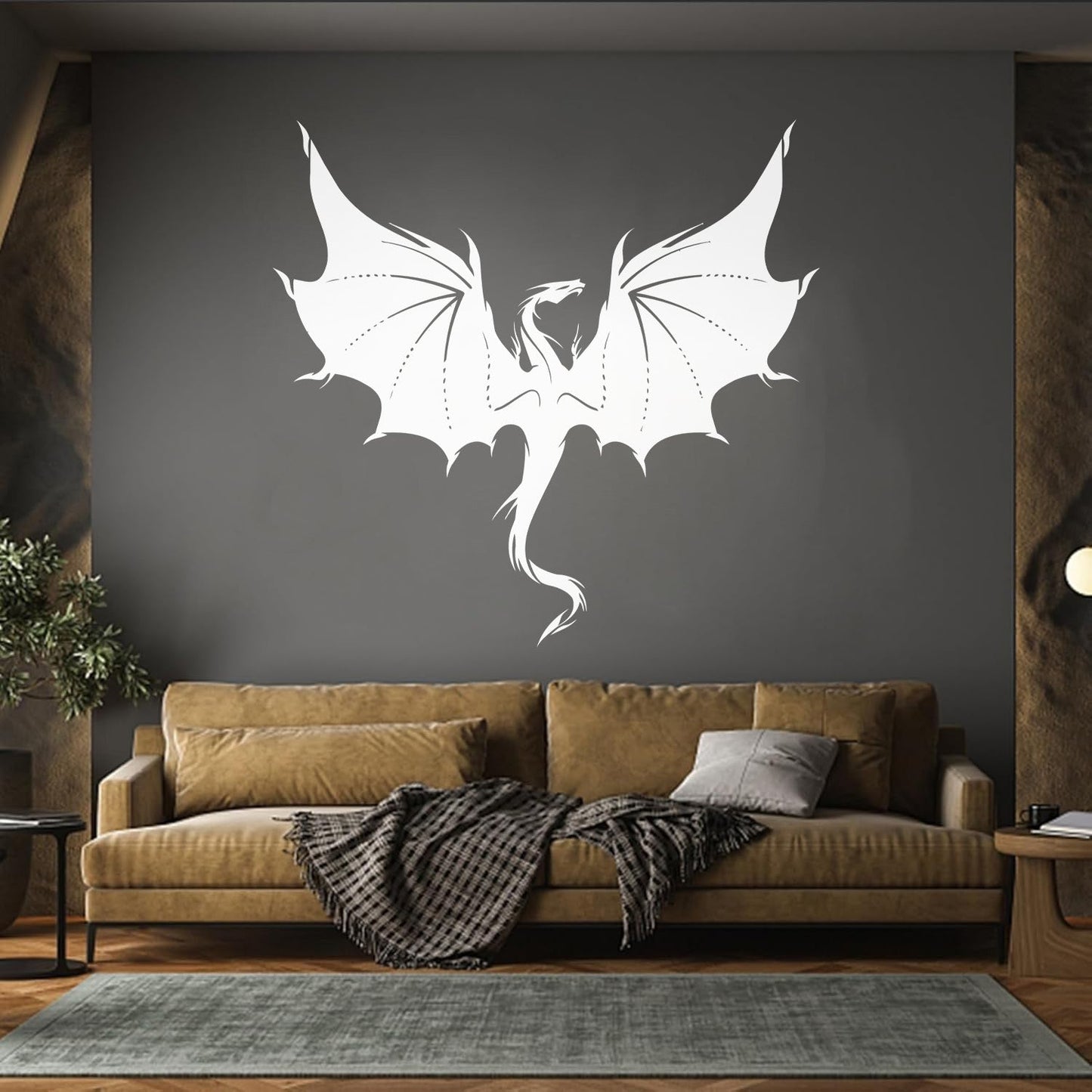 Wall Decals Pvc Fantasy Chinese Dragon Waterproof