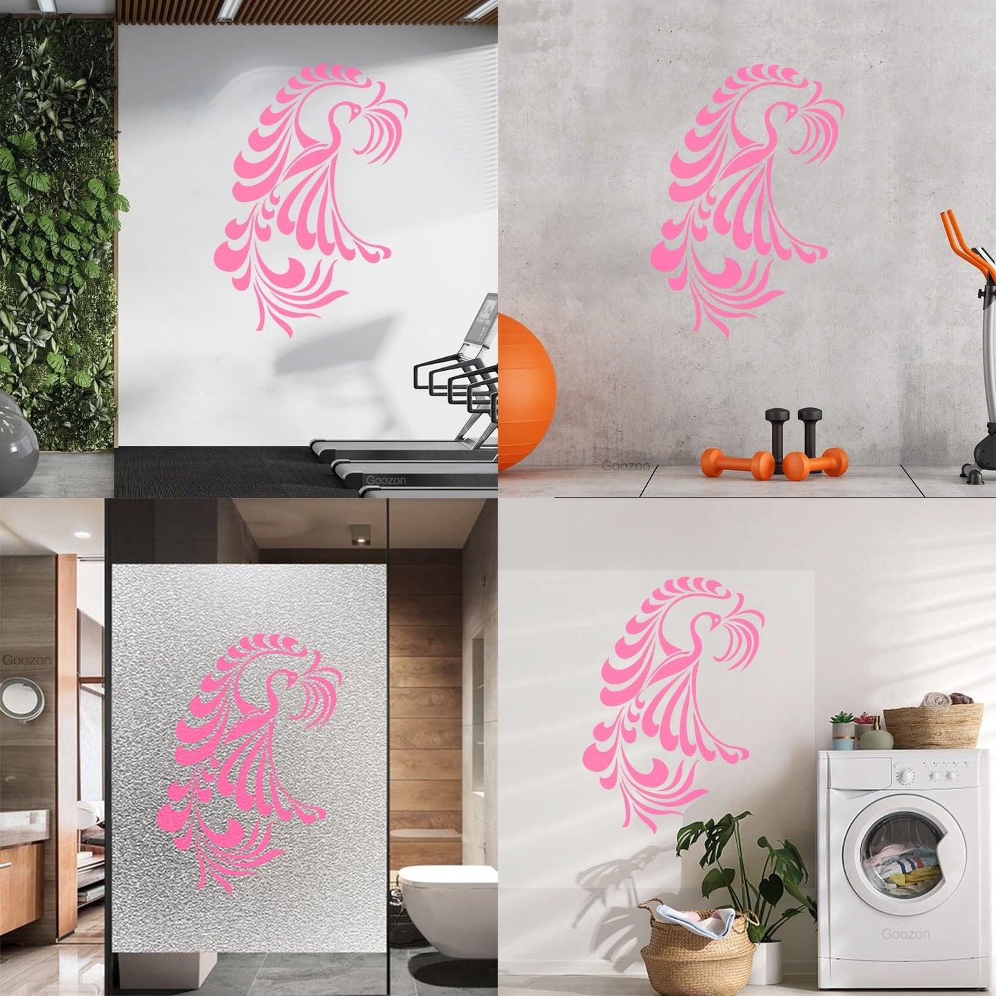 Wall Decals Amazing Fantasy Bird Phoenix Symbol Of Revival Art Decoration