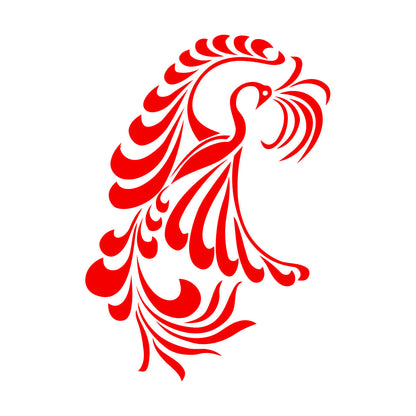Wall Decals Amazing Fantasy Bird Phoenix Symbol Of Revival Art Decoration
