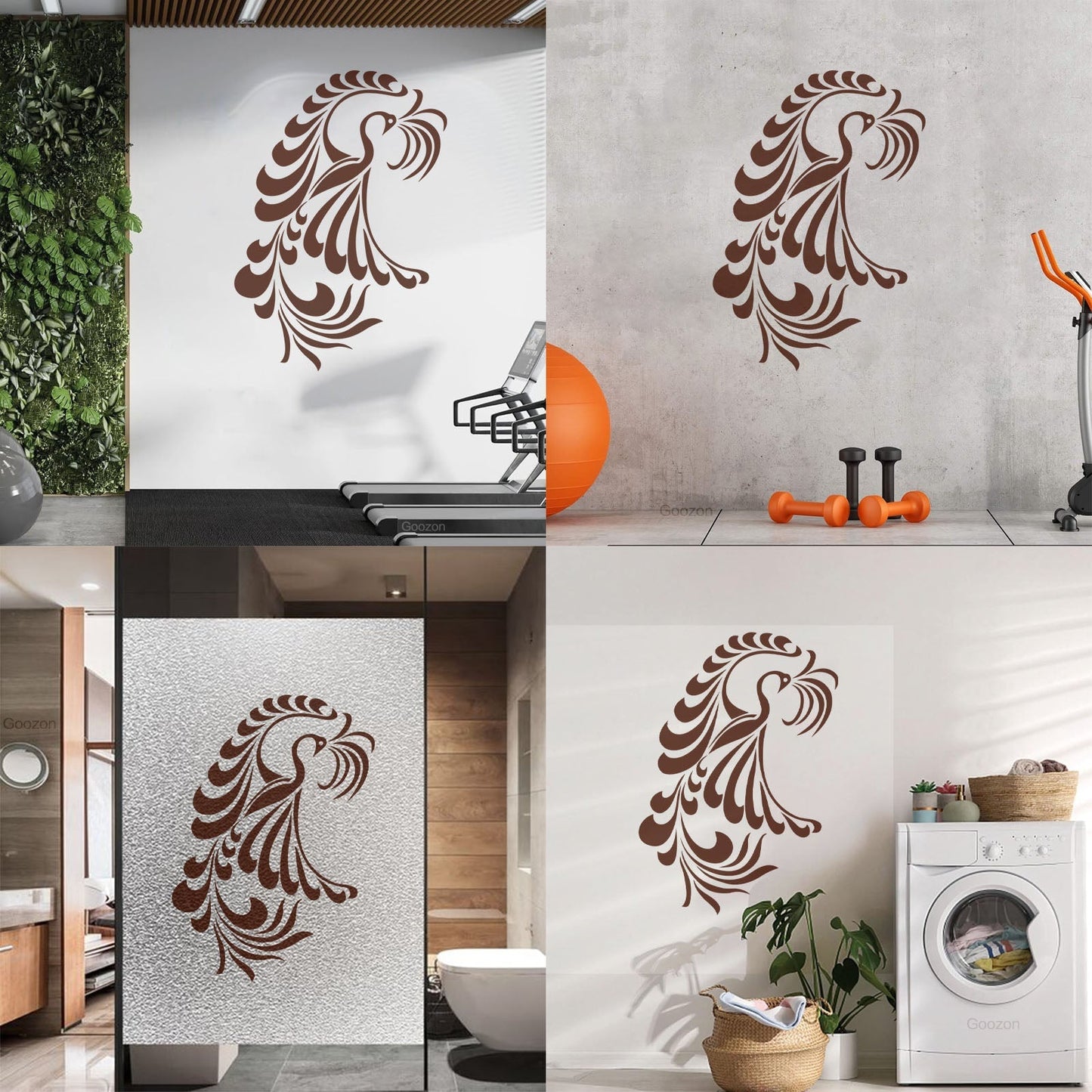 Wall Decals Amazing Fantasy Bird Phoenix Symbol Of Revival Art Decoration