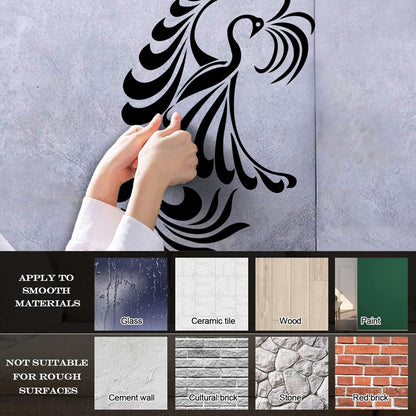 Wall Decals Amazing Fantasy Bird Phoenix Symbol Of Revival Art Decoration