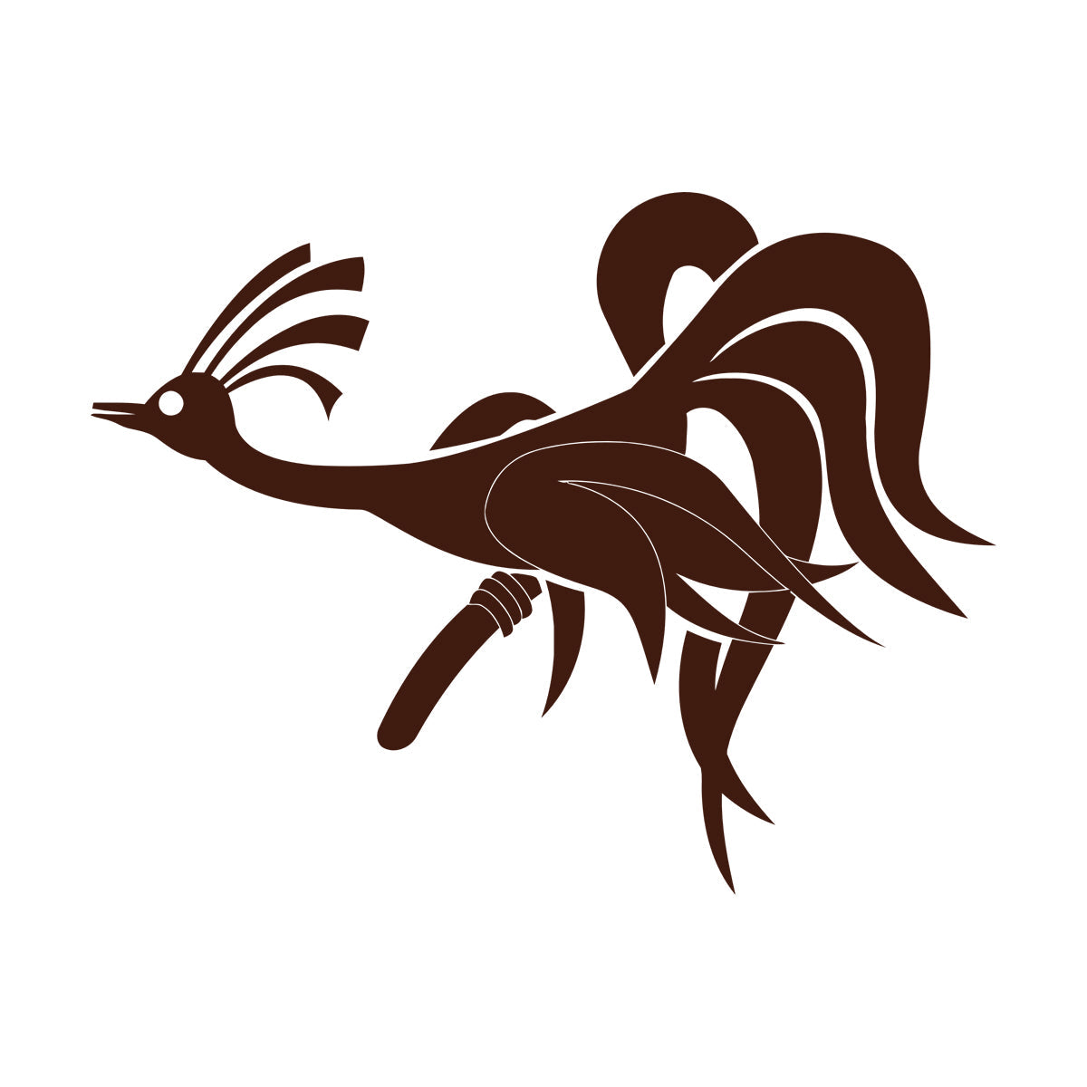 Amazing Fantasy Funny Phoenix Bird Vinyl Wall Decals Wall Beautification