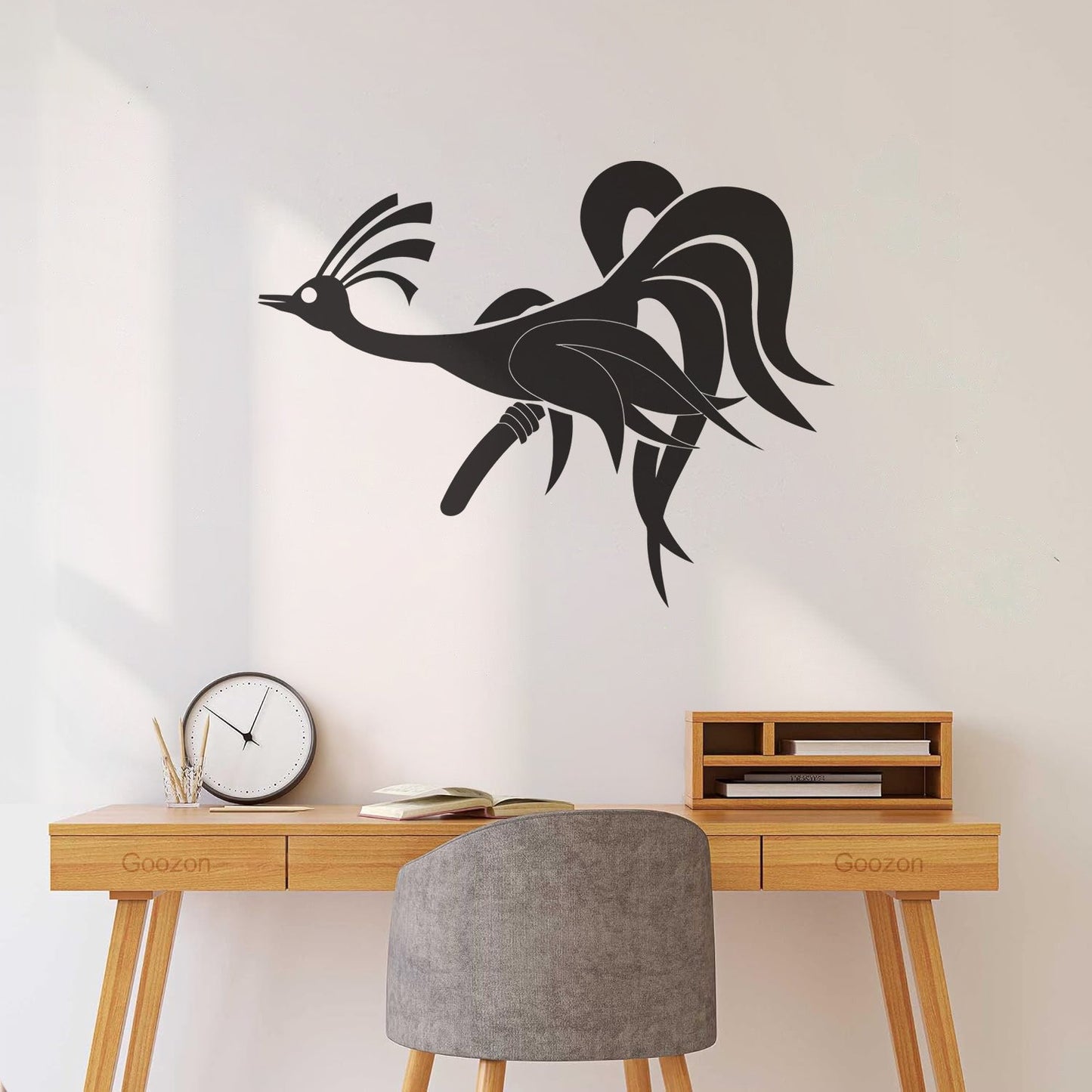 Amazing Fantasy Funny Phoenix Bird Vinyl Wall Decals Wall Beautification