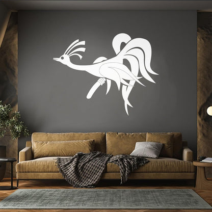 Amazing Fantasy Funny Phoenix Bird Vinyl Wall Decals Wall Beautification