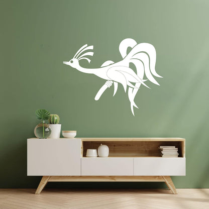 Amazing Fantasy Funny Phoenix Bird Vinyl Wall Decals Wall Beautification