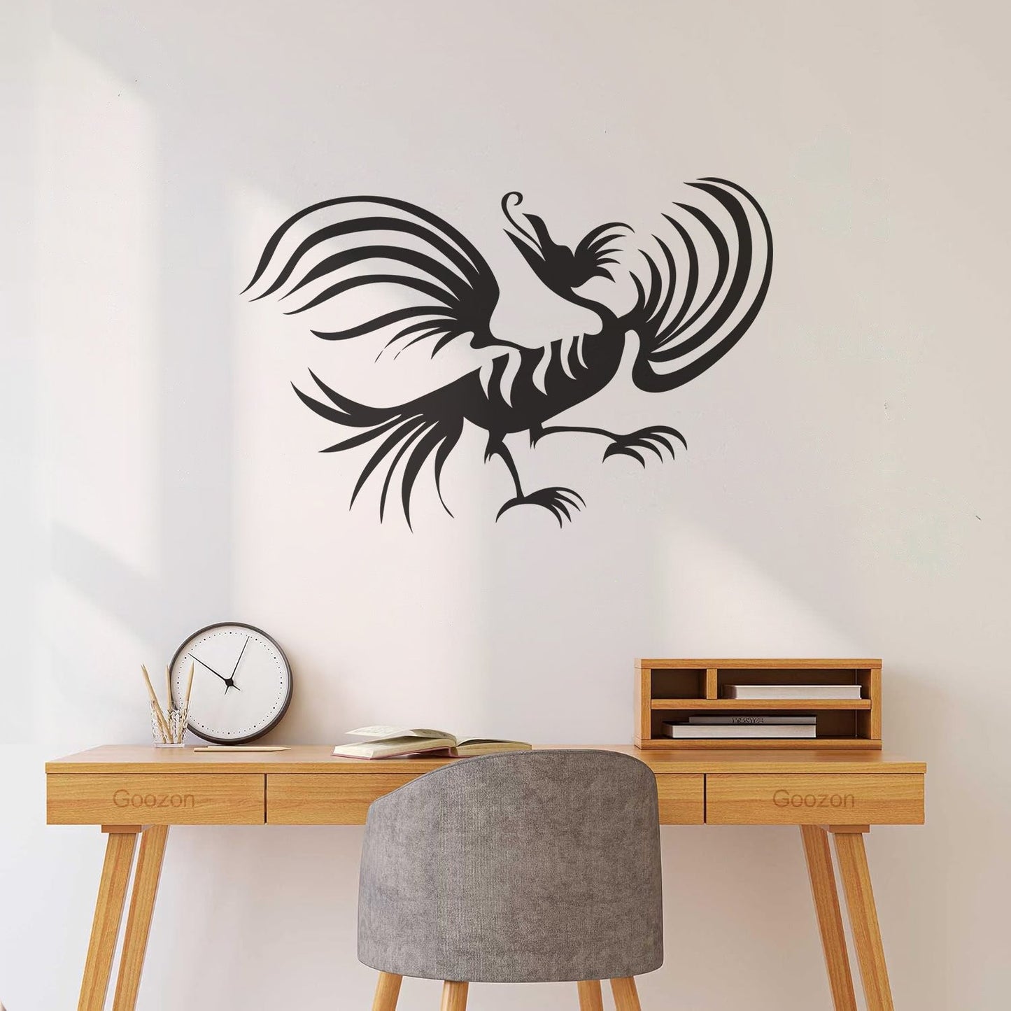 Engraving Decals Oriental Fantasy Animal Funny Bird Car Body Decoration