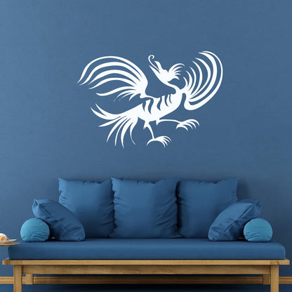 Engraving Decals Oriental Fantasy Animal Funny Bird Car Body Decoration