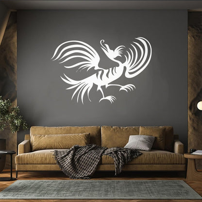 Engraving Decals Oriental Fantasy Animal Funny Bird Car Body Decoration